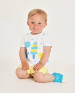 Ensemble en coton pour bébé avec poches sur le devant  - vertbaudet enfant