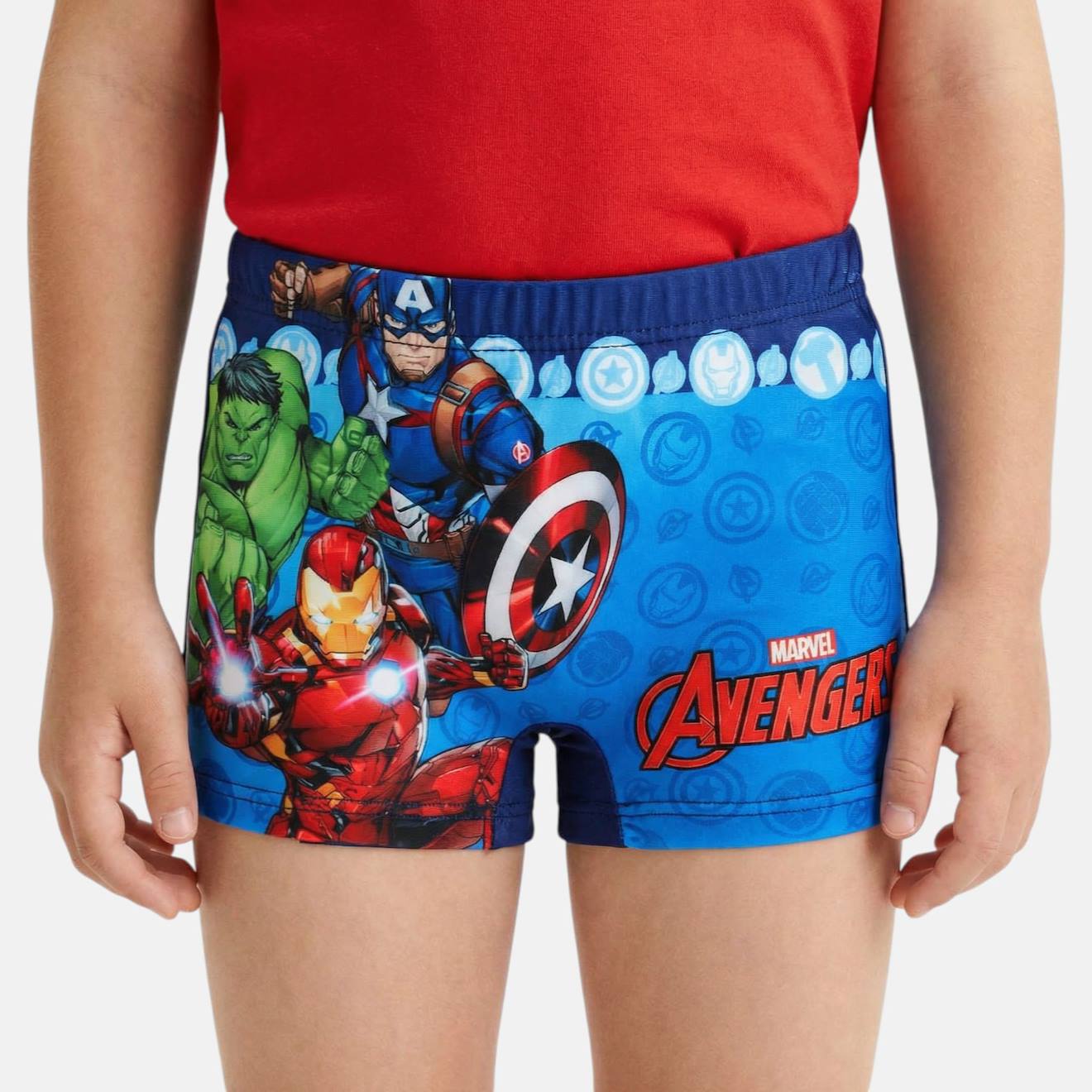 Boxer De Bain Garçon Avengers Marine