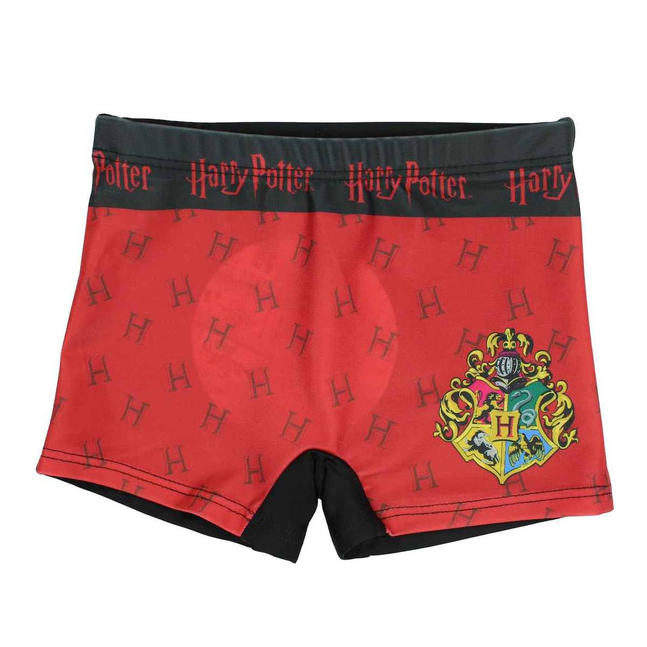 Boxer De Bain Enfant Pour Enfant À Motif Harry Potter Rouge