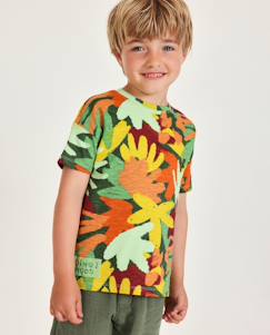 Garçon-T-shirt, polo, sous-pull-T-shirt garçon en maille avec imprimé intégral