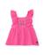 Robe bébé fille en tissu avec broderie sur le devant Rose 1 - vertbaudet enfant 