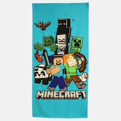 Linge de maison et décoration-Linge de bain enfant-Serviette de plage garçon minecraft