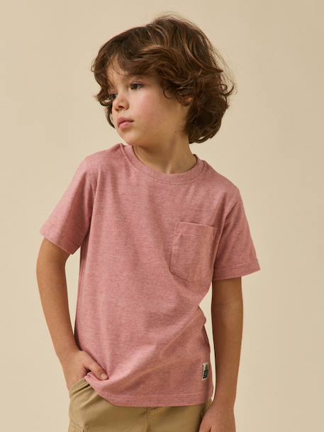 T-shirt rayé garçon - coton biologique  - vertbaudet enfant