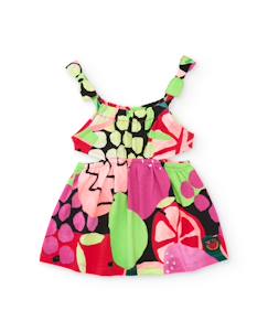 Bébé-Robe, jupe-Robe fille en maille avec bretelles nouées