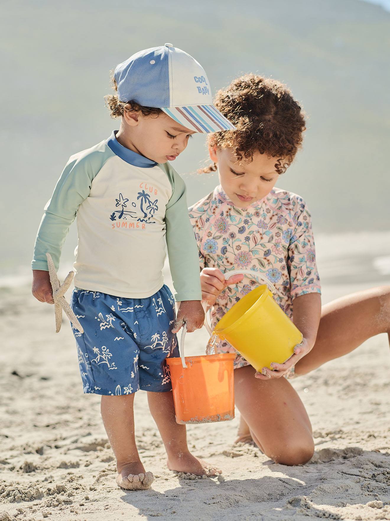 Short de bain bébé garçon indigo