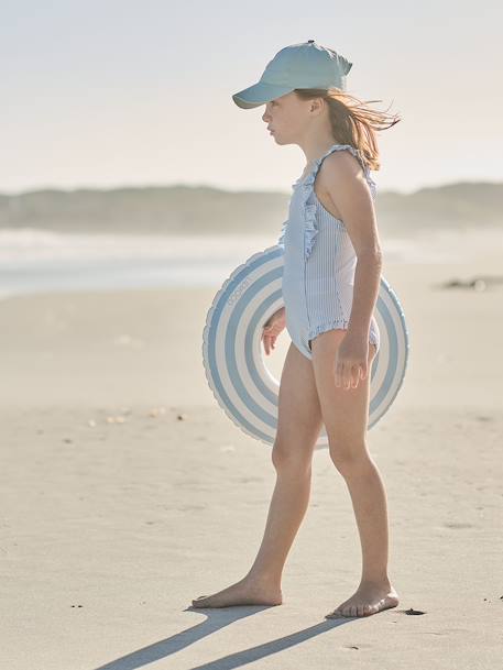 Fille-Maillot de bain-Maillot de bain rayé 1 pièce fille