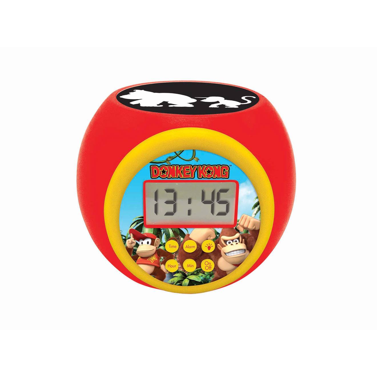 Réveil Projecteur Donkey Kong Multicolore Réveil Projecteur Donkey Kong Multicolore