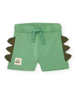 Bermuda garçon en coton avec détails en relief  - vertbaudet enfant