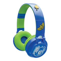 -Casque lumineux pliable bluetooth et filaire toy story avec limitation du volume