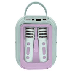 -La reine des neiges karaoke bluetooth avec 2 micros sans fil