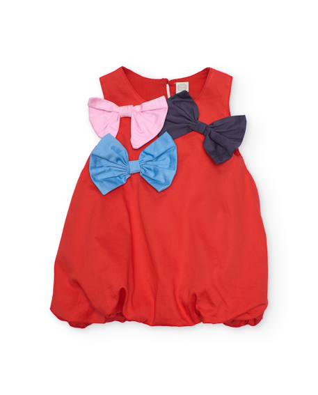 Robe pour fille en tissu avec motif ballon  - vertbaudet enfant