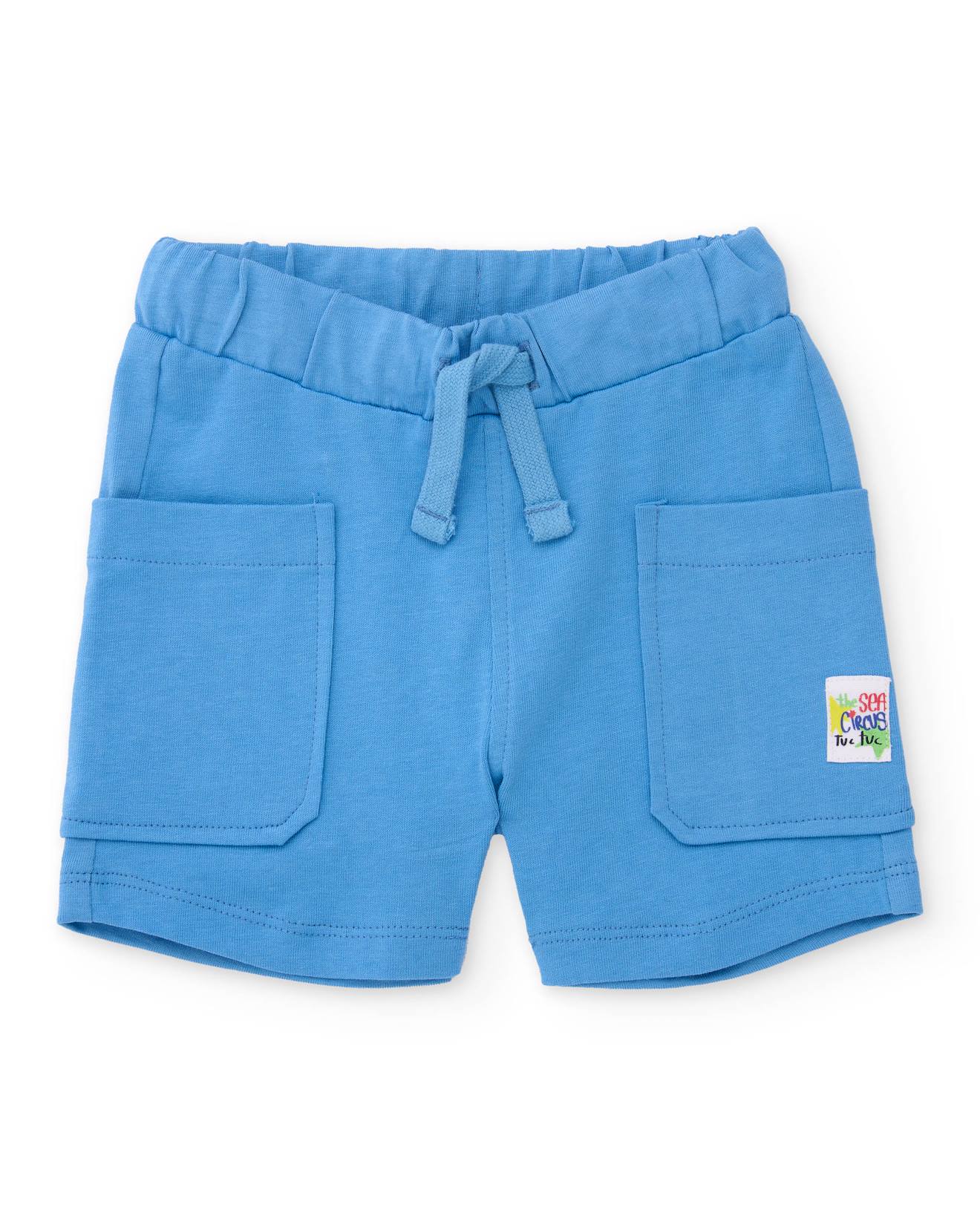 Bermuda Garon En Maille Avec Poches Avant Bleu 13 €