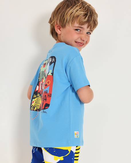 T-shirt en maille pour garçon avec motif poisson-clown  - vertbaudet enfant