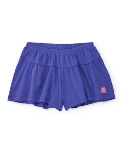 -Short pour fille en coton au design fluide