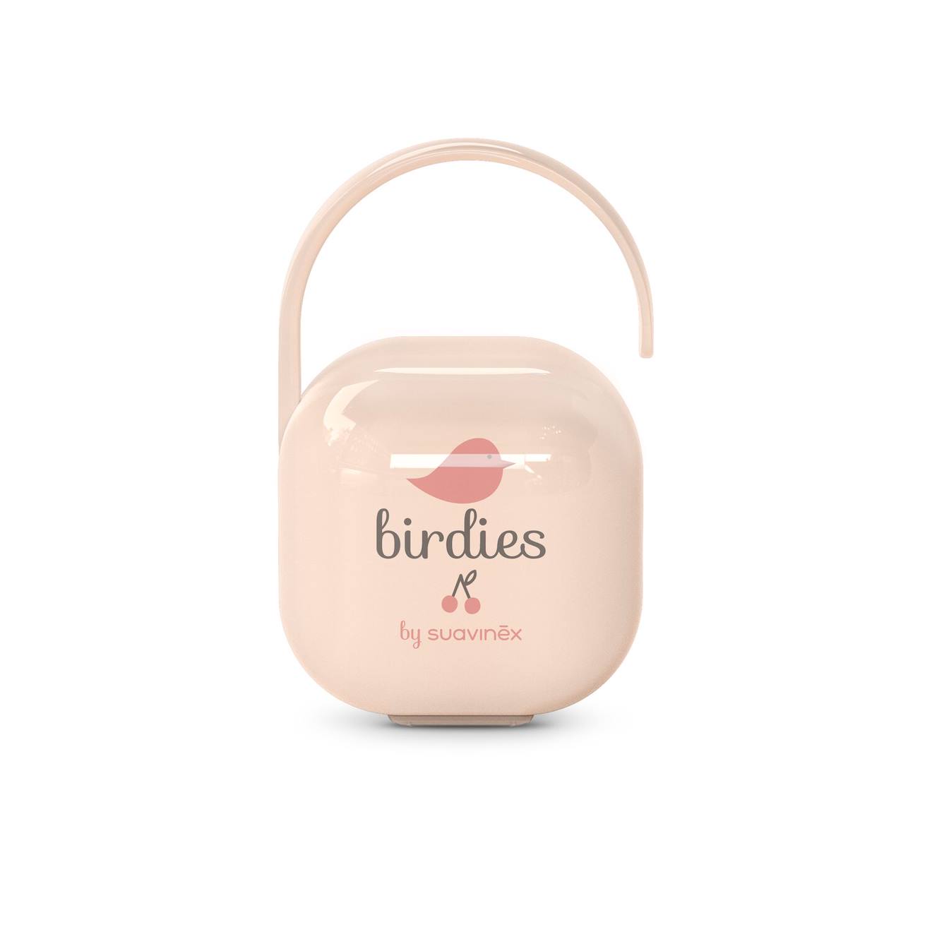 Porte-sucette Oisillons Rose