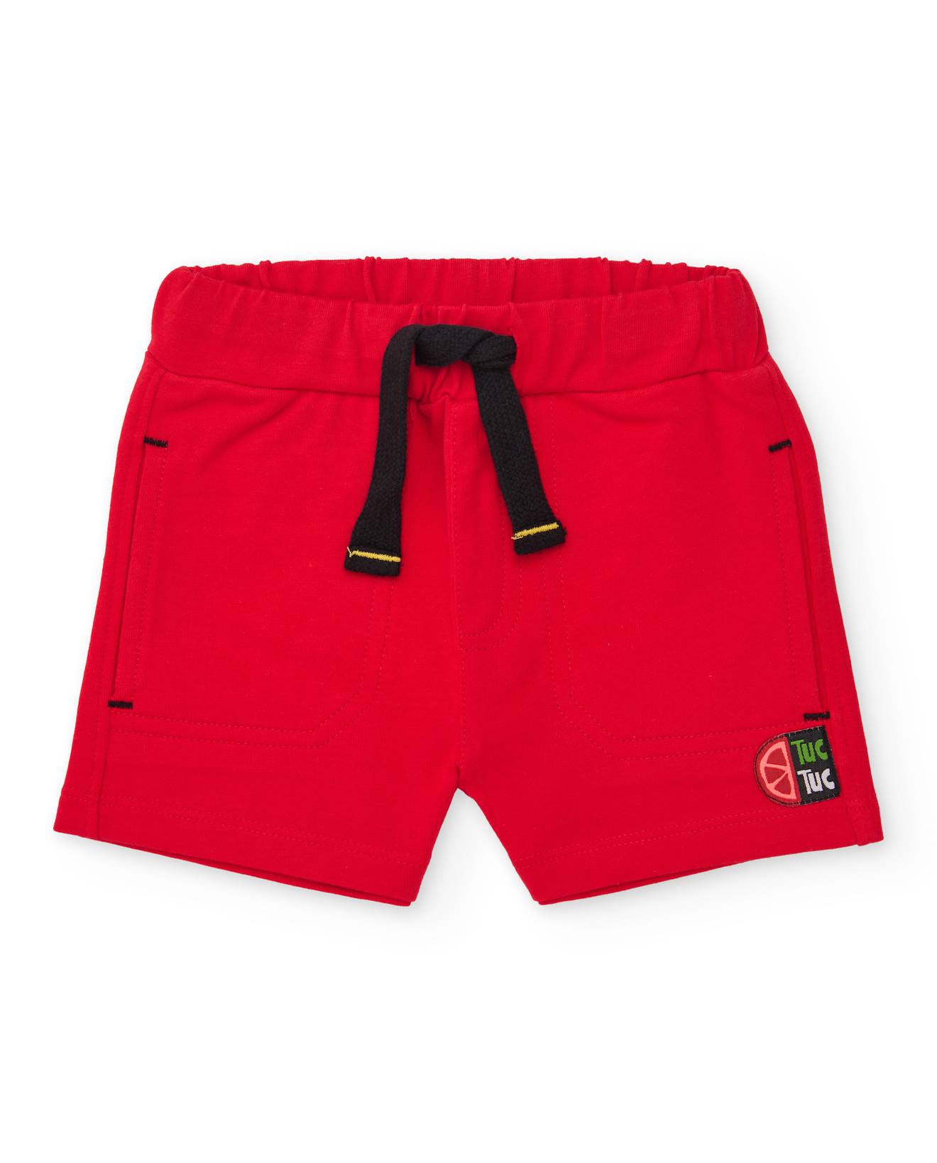 Bermuda Garon En Coton Avec Taille lastique Rouge 11 €