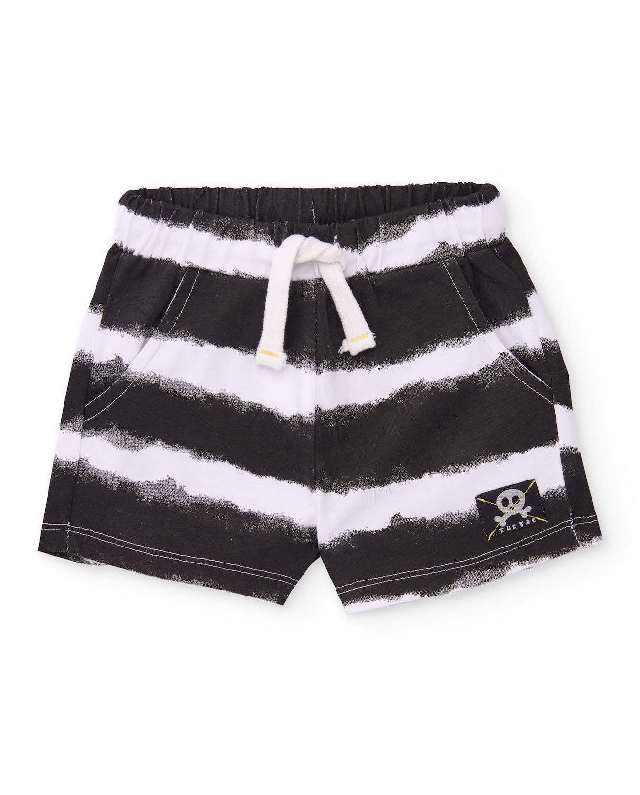 Bermuda En Coton Pour Garon Rayures Noir 17 €