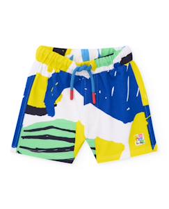 Bermuda en coton pour garçon avec taille élastiquée  - vertbaudet enfant