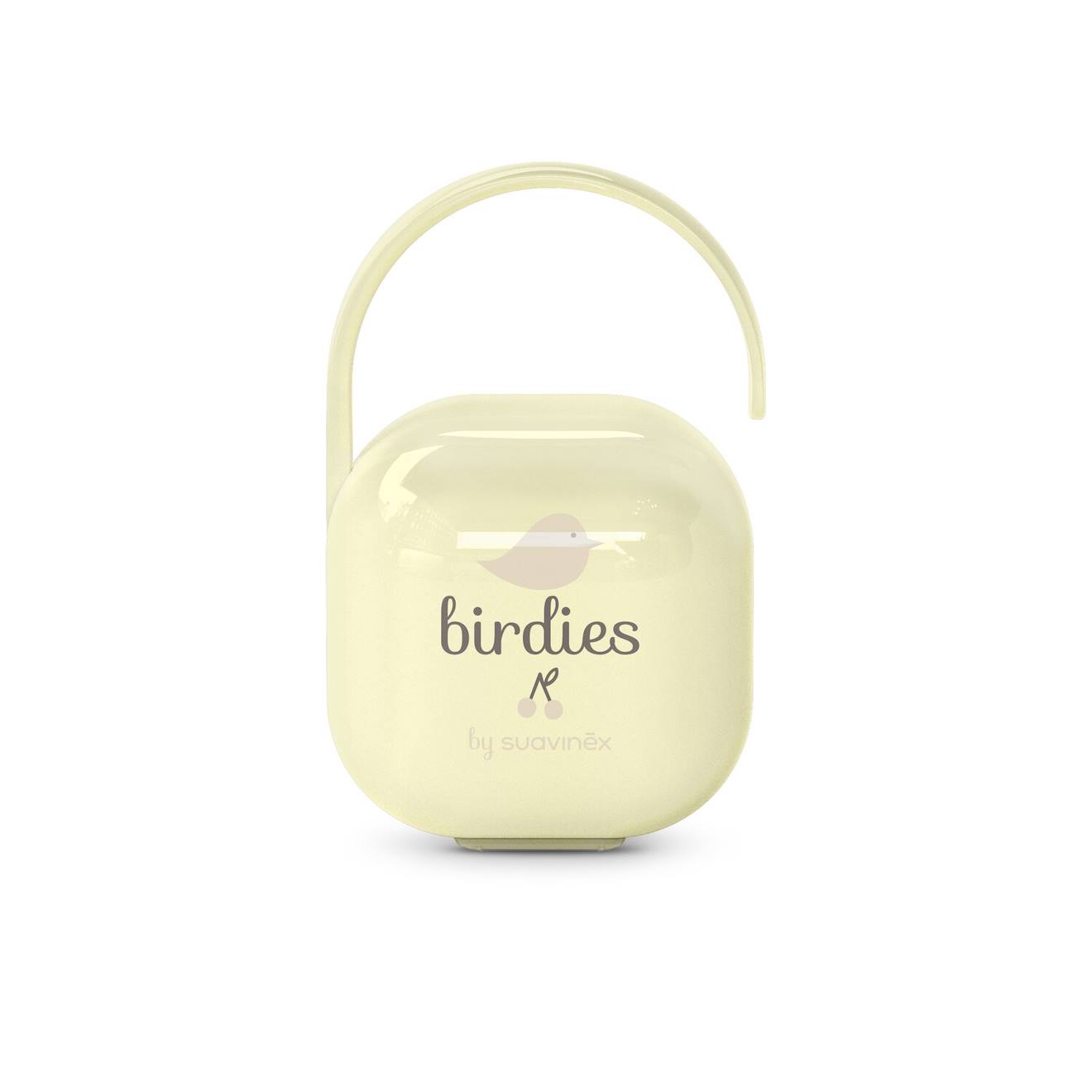 Porte-sucette Oisillons Beige