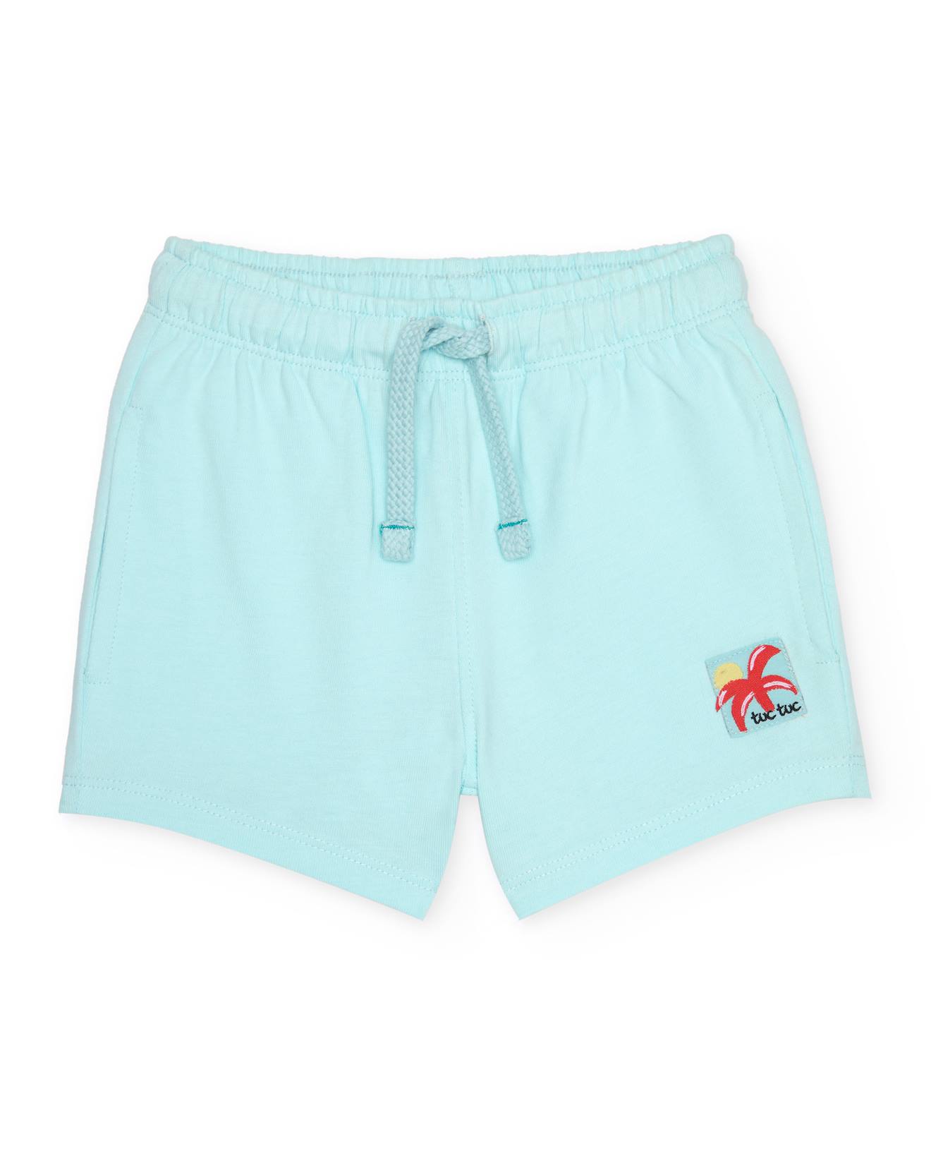 Bermuda Garon En Coton Avec Cordon Ajustable Bleu 11 €