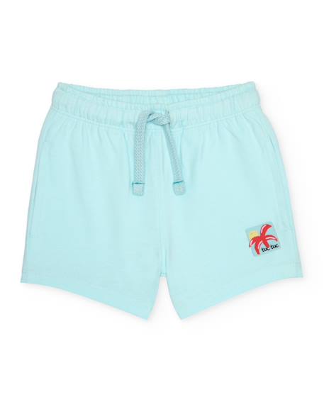 Bébé-Short-Bermuda garçon en coton avec cordon ajustable