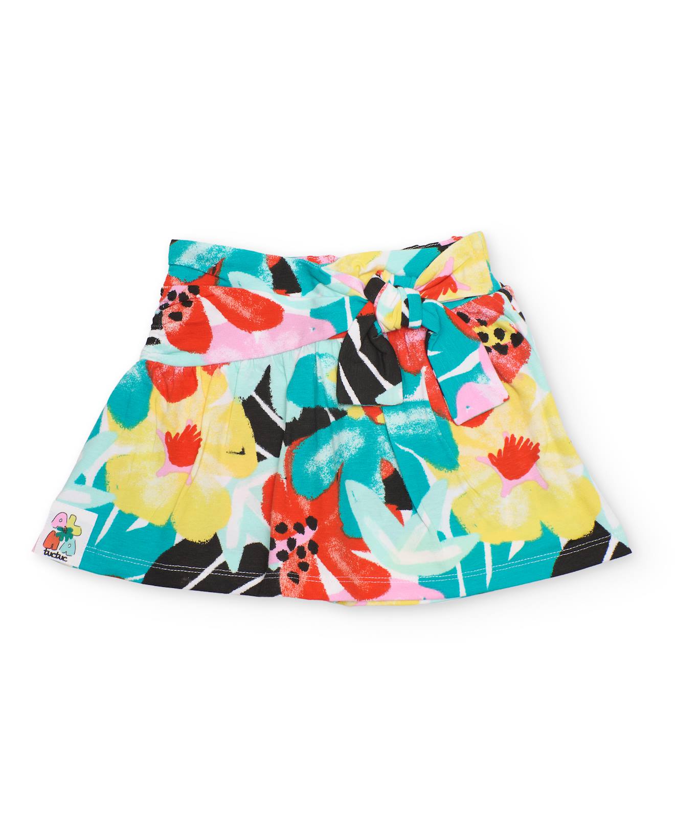 Short Fille En Coton Avec Nud Dcoratif Multicolore 15 €