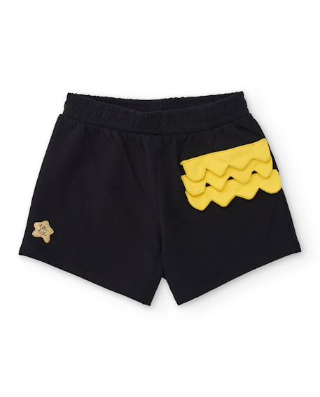 Short en maille pour fille avec finitions ondulées  - vertbaudet enfant
