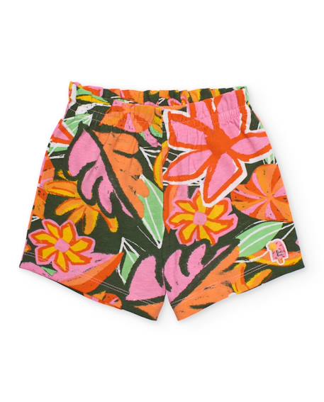Short fille en coton et tissu léger  - vertbaudet enfant