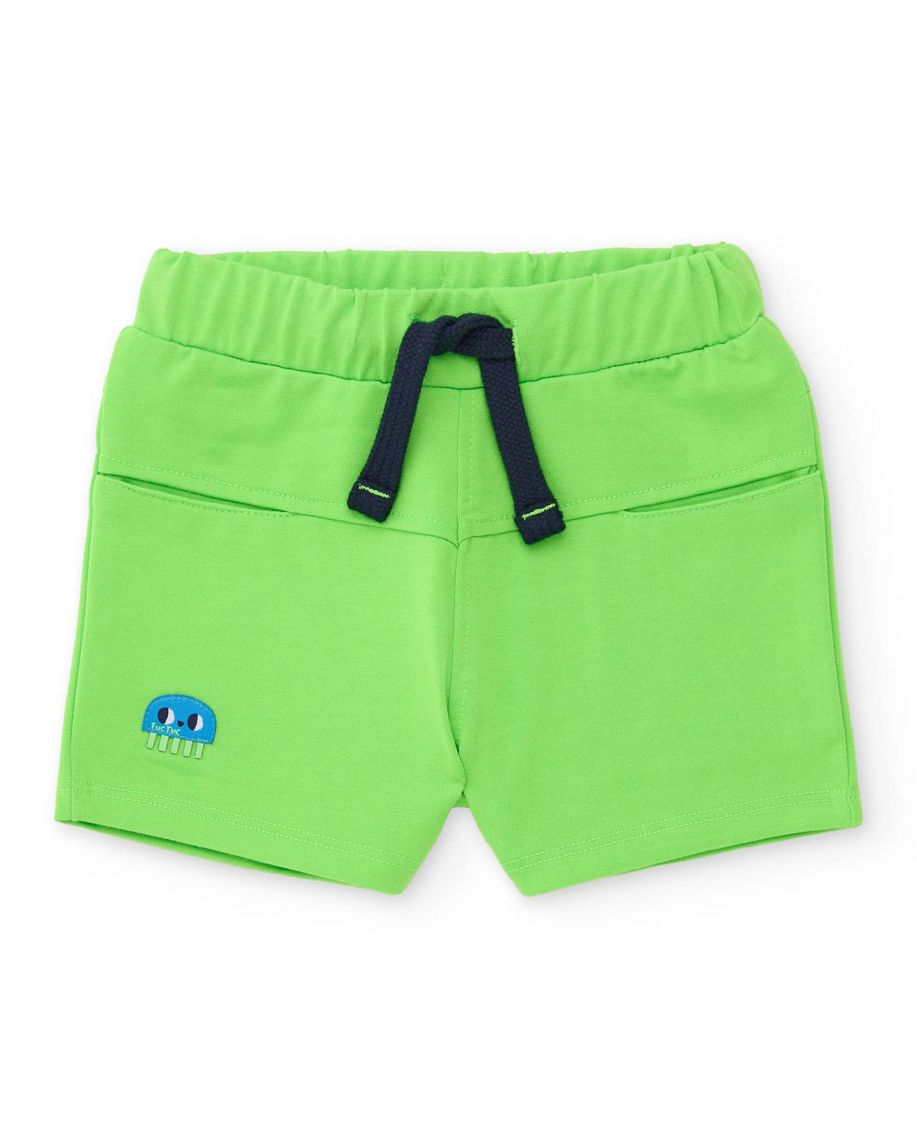 Bermuda Garon En Coton Avec Taille lastique Vert 13 €