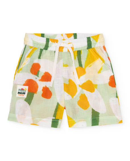 Bermuda garçon en tissu léger  - vertbaudet enfant
