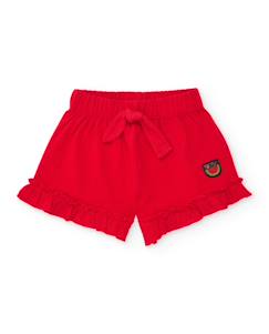 -Short fille en coton avec volant