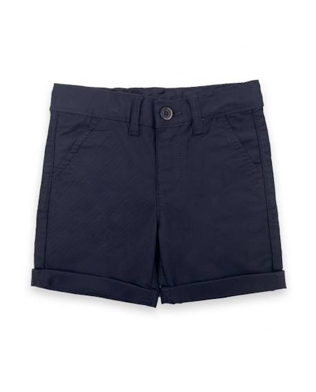 Garçon-Short-Bermuda pour garçon en tissu chaîne et trame avec poches latérales