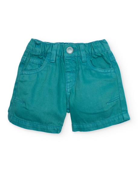 Bermuda garçon en coton avec taille élastiquée  - vertbaudet enfant