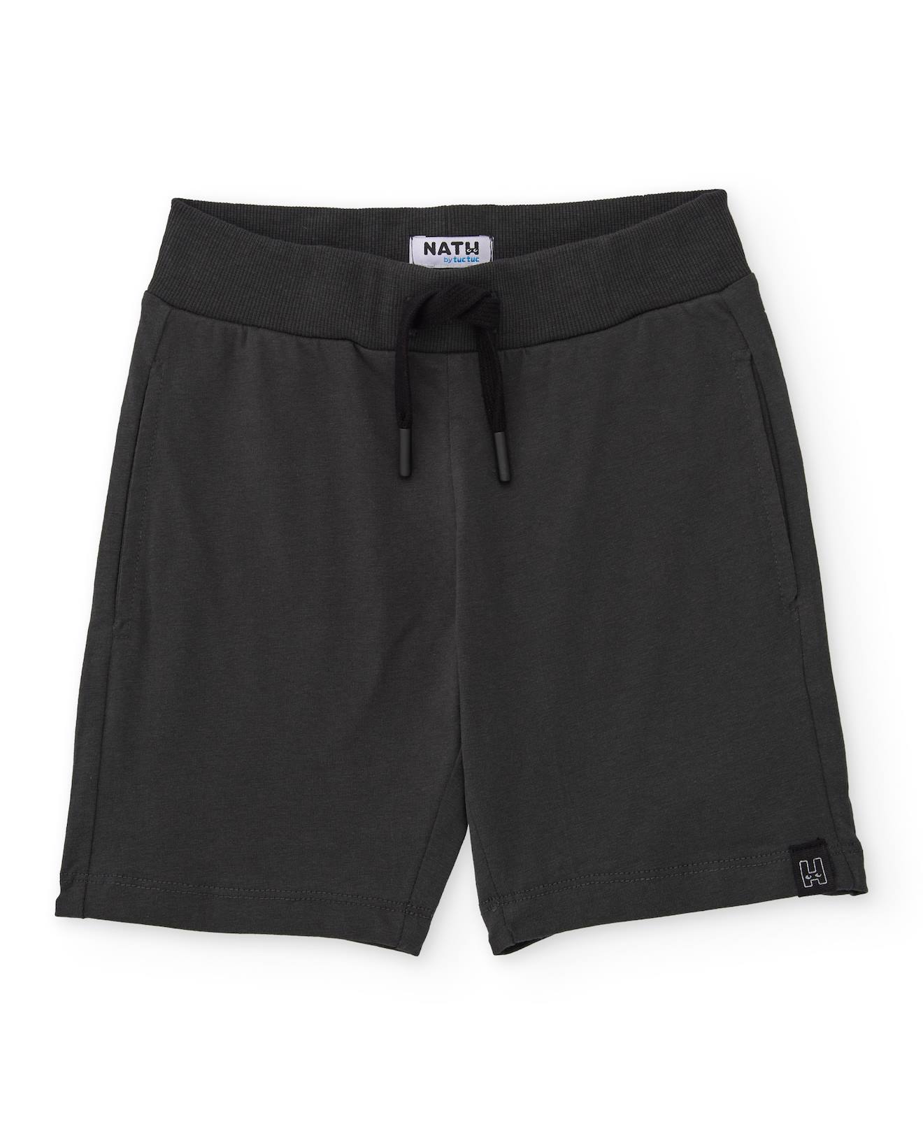 Bermuda Garon En Maille Avec Taille lastique Gris 8 €