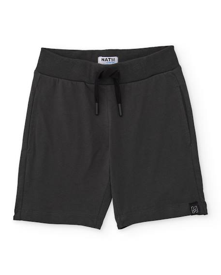 Garçon-Bermuda garçon en maille avec taille élastique