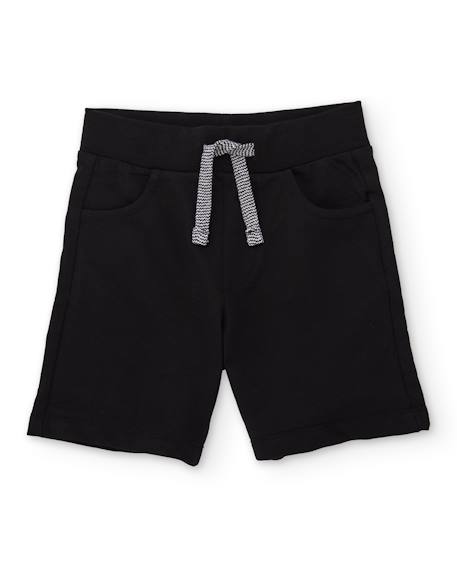 Garçon-Bermuda garçon en maille avec cordon de serrage réglable