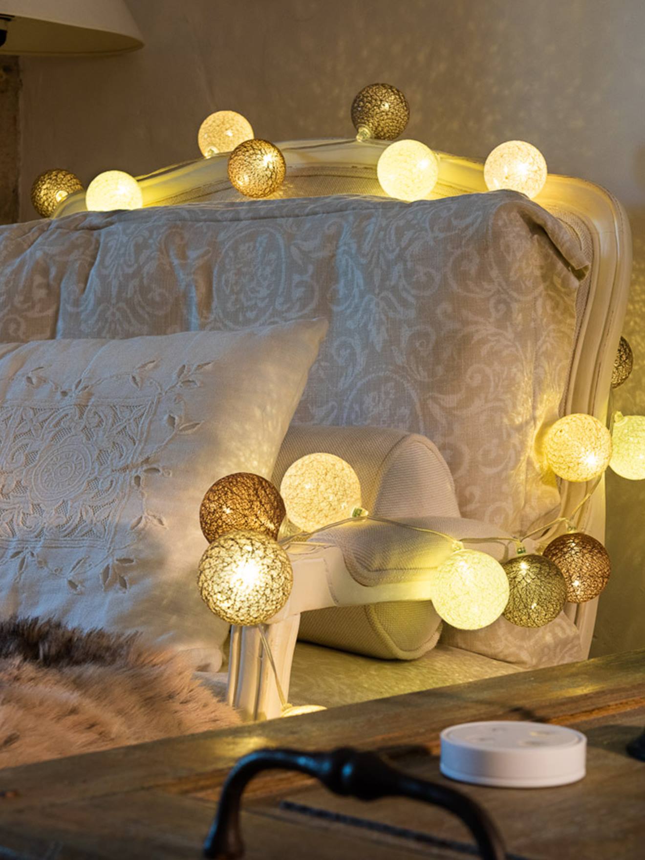 Guirlande Boule Lumineuse Led Usb Télécommandée Chocolat