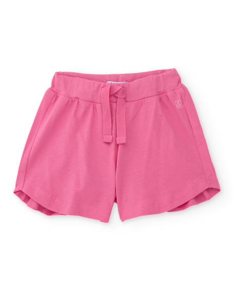 Short fille en maille avec cordon de serrage ajustable  - vertbaudet enfant
