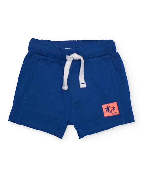 Garçon-Bermuda pour garçon en maille avec poches latérales