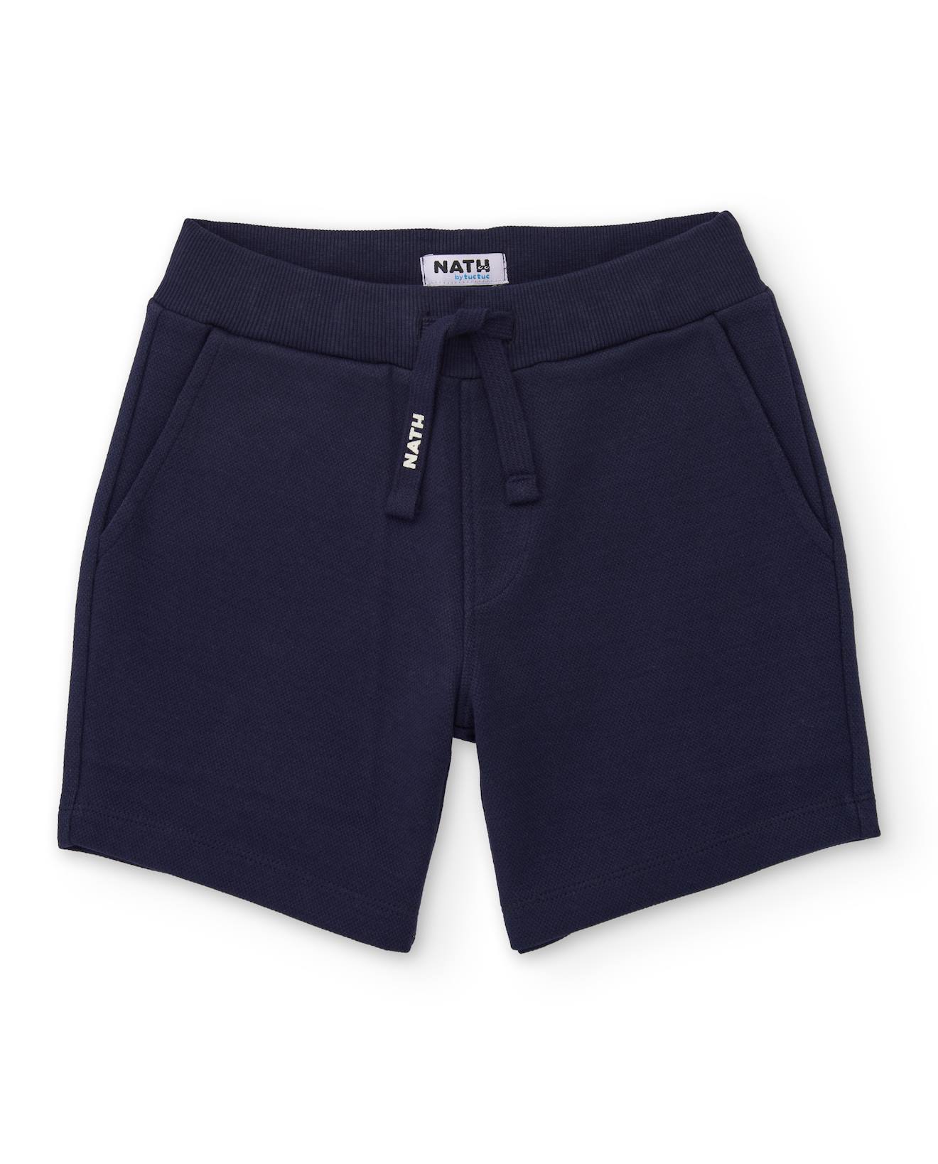 Bermuda Garon En Maille Au Tissu Doux Bleu 19 €