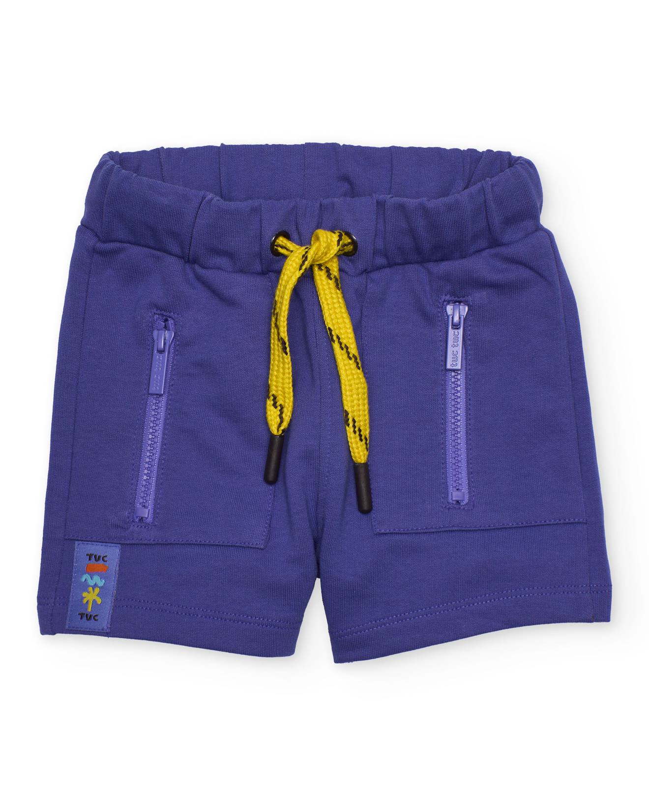 Bermuda Garon En Maille Avec Poches Zippes Violet 15 €
