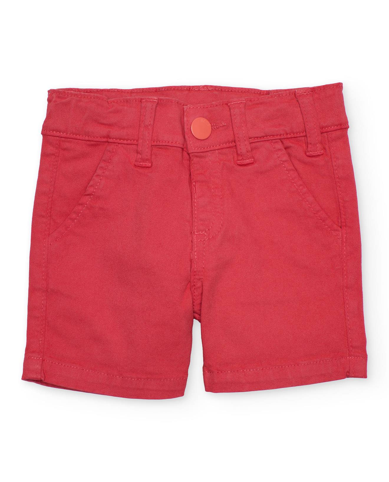 Bermuda Pour Garon En Coton Rouge 18 €