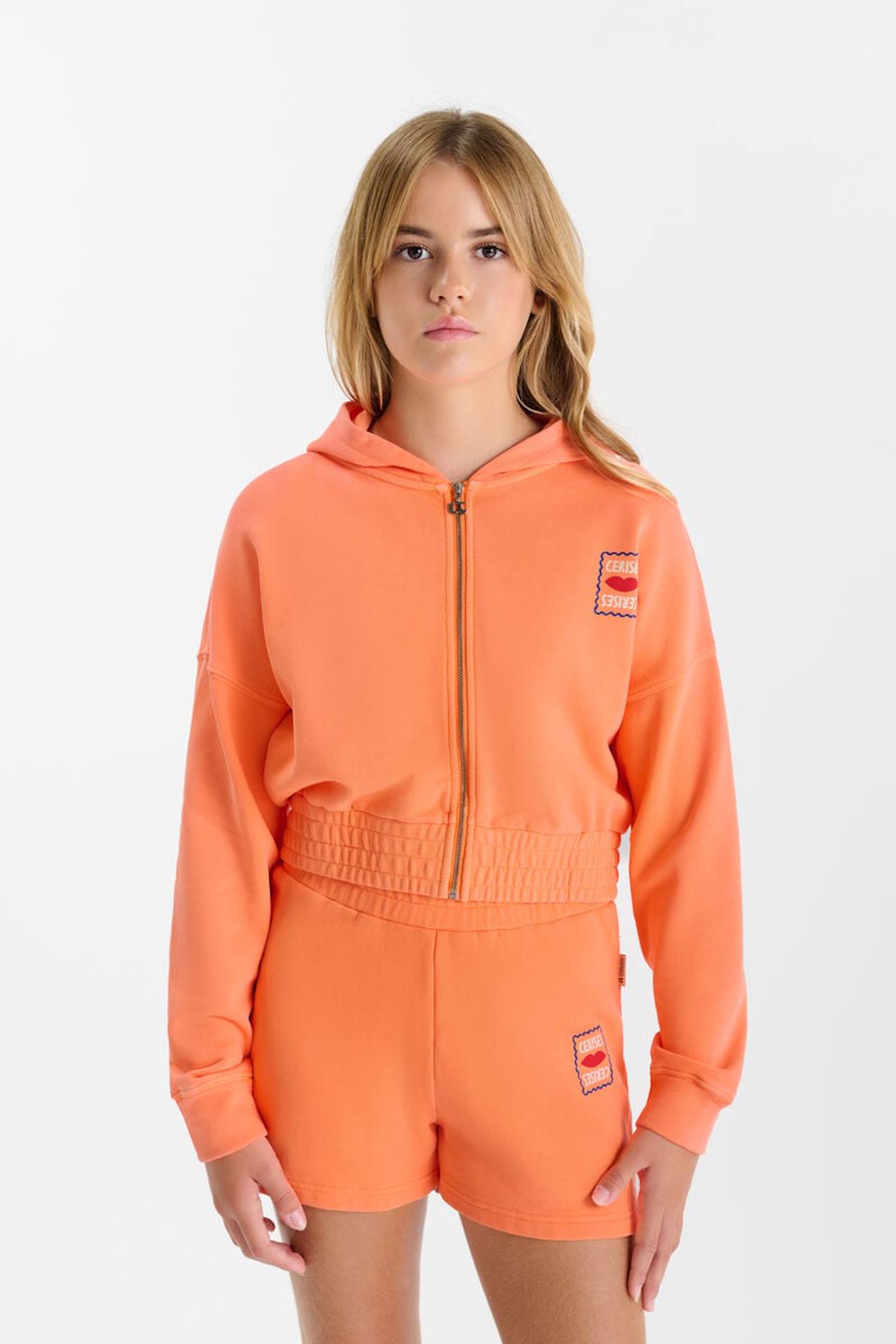 Sweat-shirt Agnagi Orange Fluo