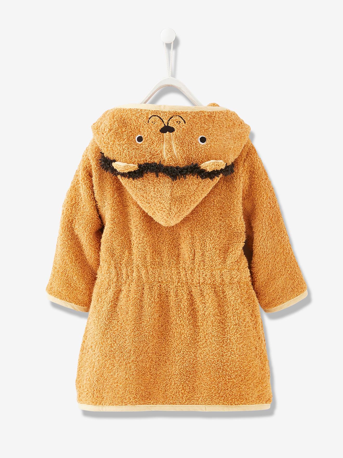 Peignoir bébé personnalisable Lion camel (Vertbaudet) - Image 2