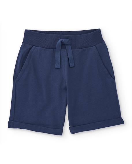 Bermuda garçon en maille avec taille élastique  - vertbaudet enfant