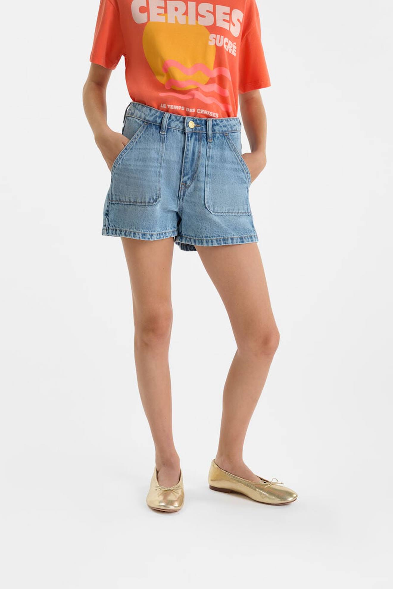 Short En Jeans Monticel Blue