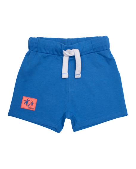 Garçon-Bermuda pour garçon en maille avec taille élastique