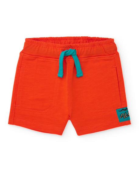 Bébé-Short-Bermuda garçon en maille avec cordon ajustable