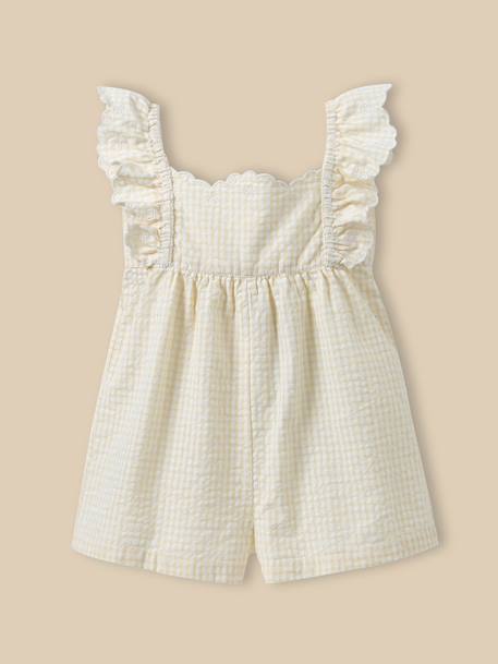 Bébé-Salopette, combinaison-Combishort en vichy bébé