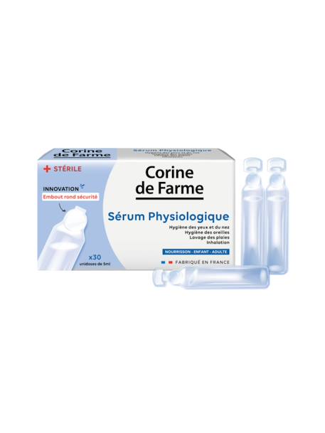 Corine De Farme - Sérum Physiologique 30 Unidoses Nez Yeux Oreilles Multicolore